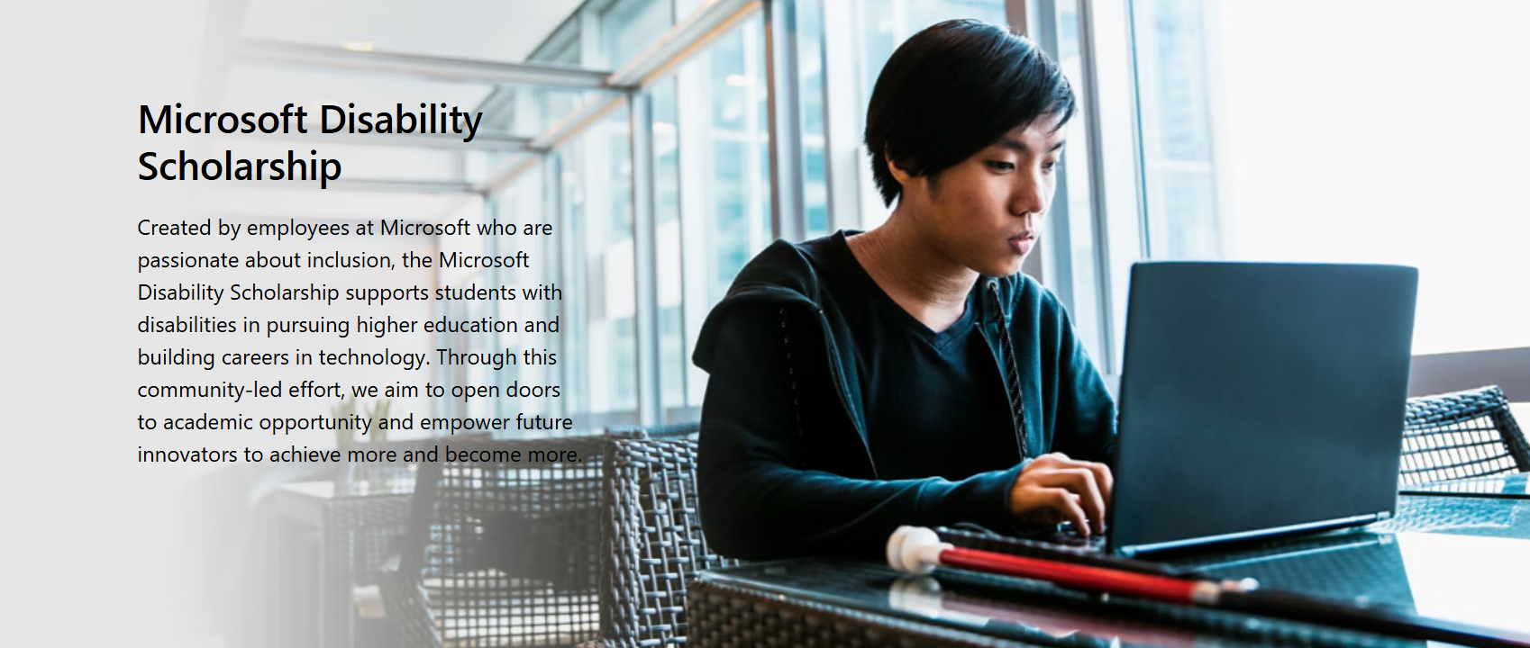 Microsoft Disability Scholarship Fund